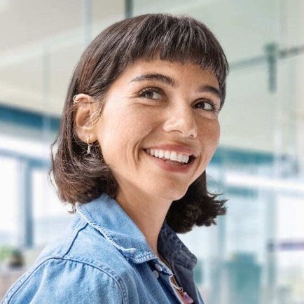 Beraterin mit Headset