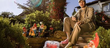 Man outdoors in casual clothing